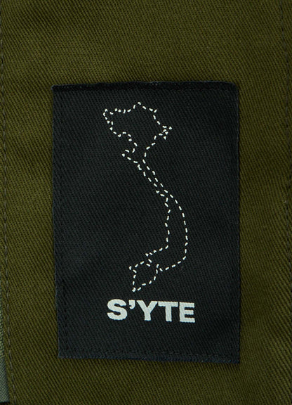 20/COTTON TWILL TAB DETAIL BLOUSON