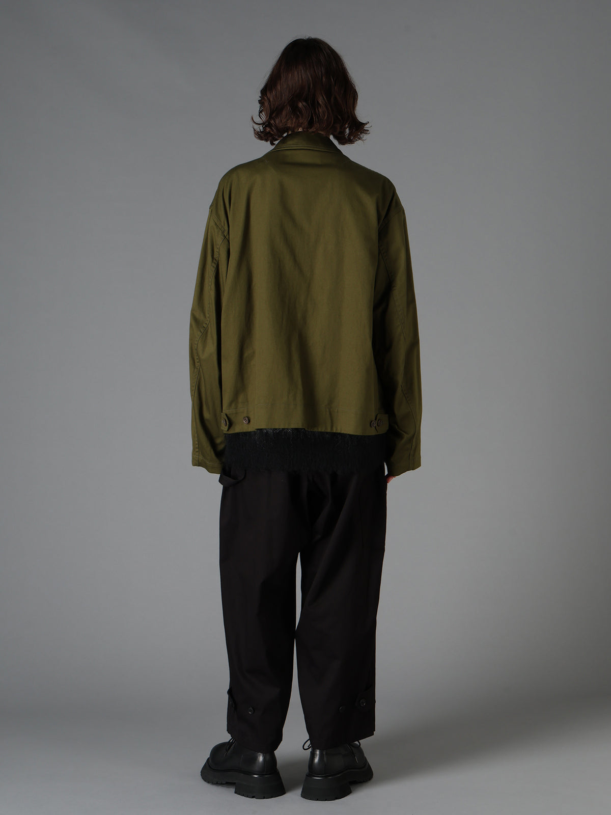 20/COTTON TWILL TAB DETAIL BLOUSON