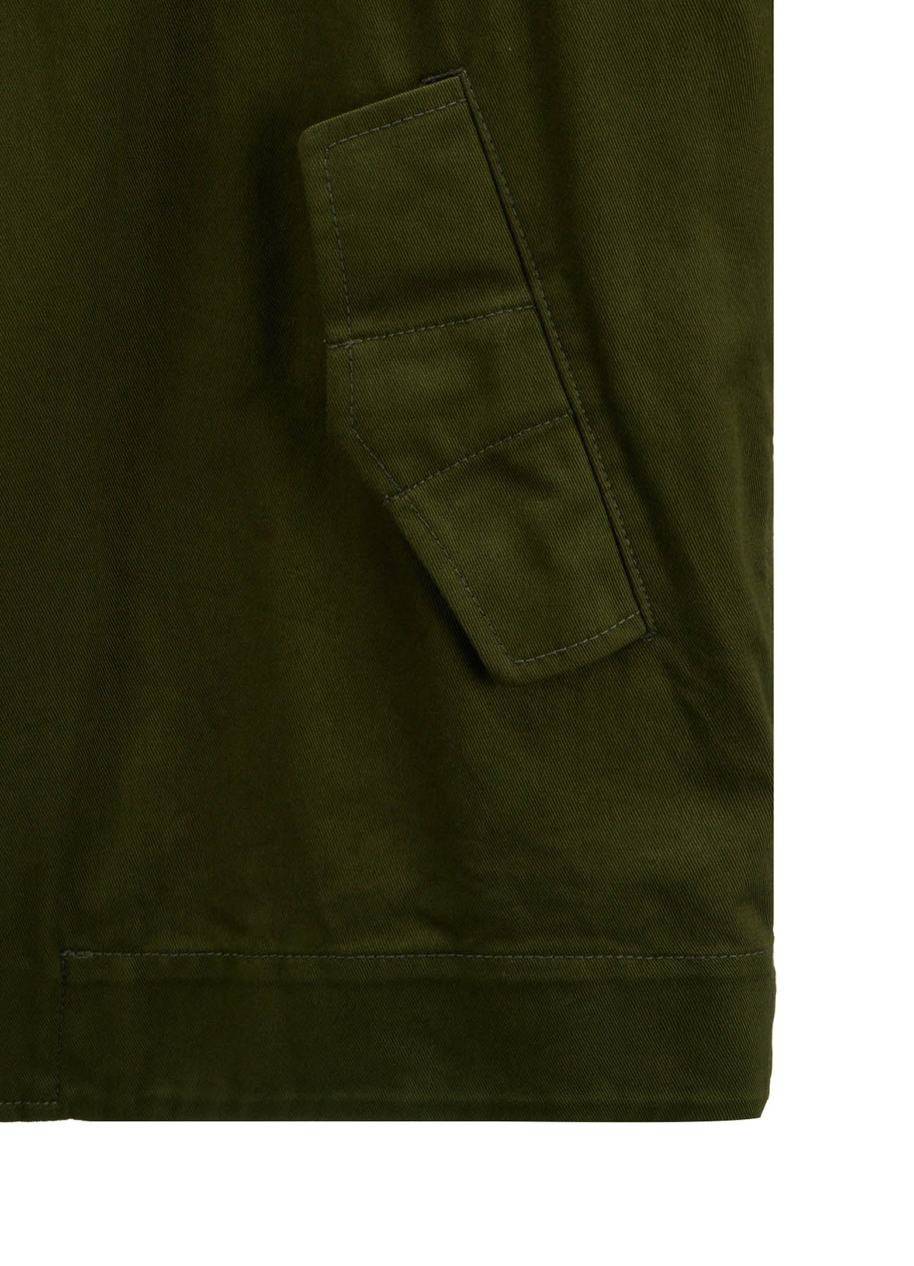 20/COTTON TWILL TAB DETAIL BLOUSON