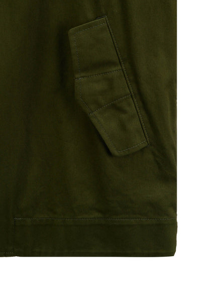 20/COTTON TWILL TAB DETAIL BLOUSON