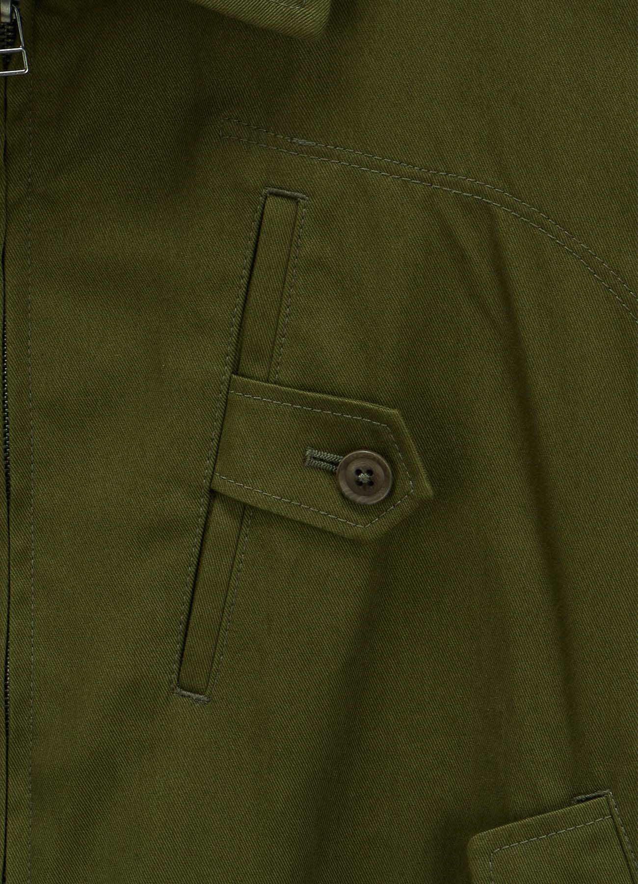 20/COTTON TWILL TAB DETAIL BLOUSON