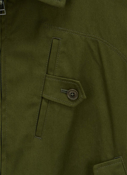 20/COTTON TWILL TAB DETAIL BLOUSON