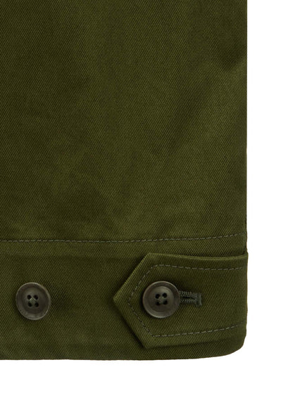 20/COTTON TWILL TAB DETAIL BLOUSON