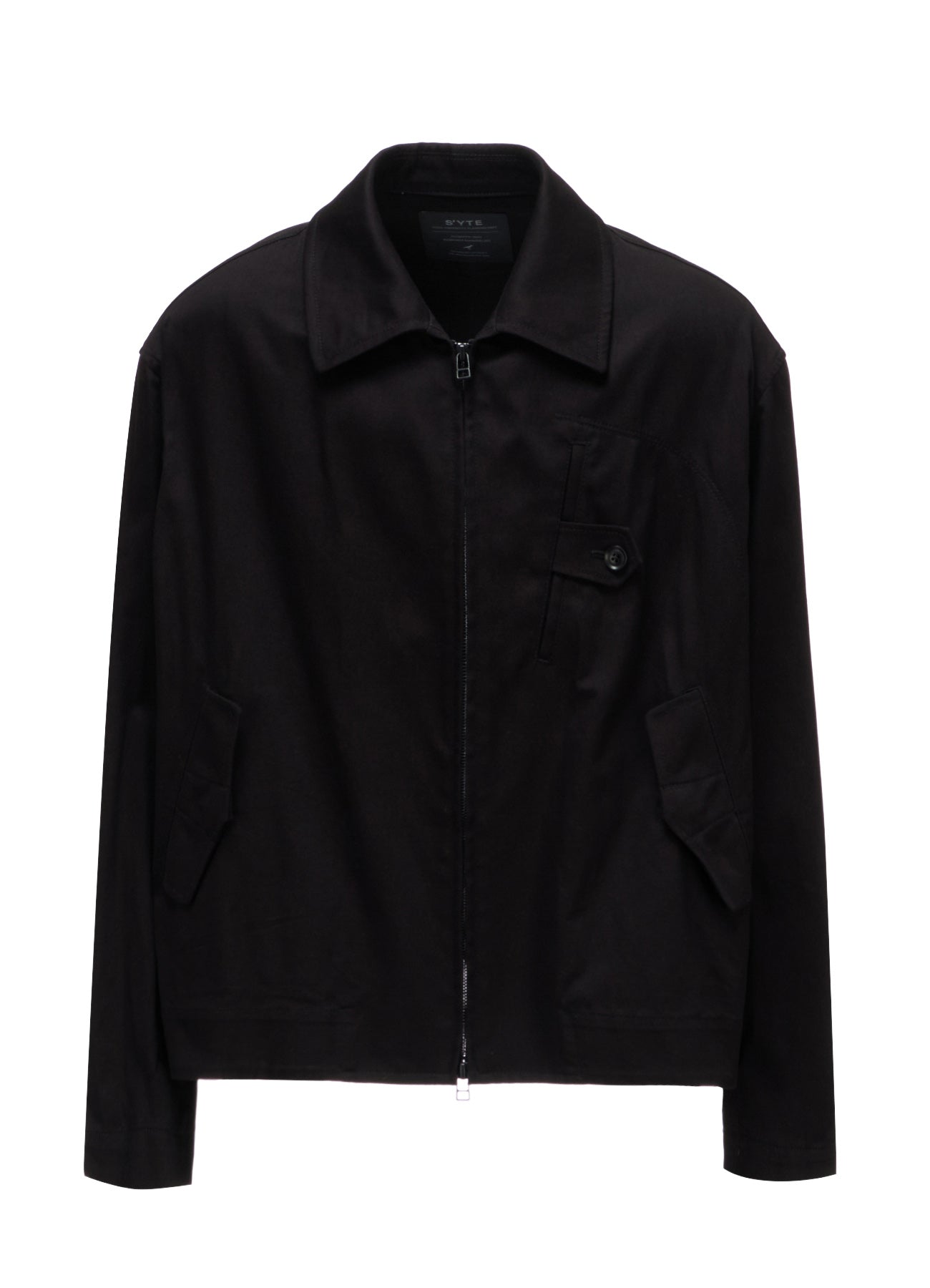 20/COTTON TWILL TAB DETAIL BLOUSON