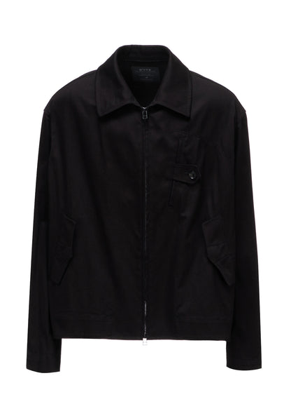 20/COTTON TWILL TAB DETAIL BLOUSON