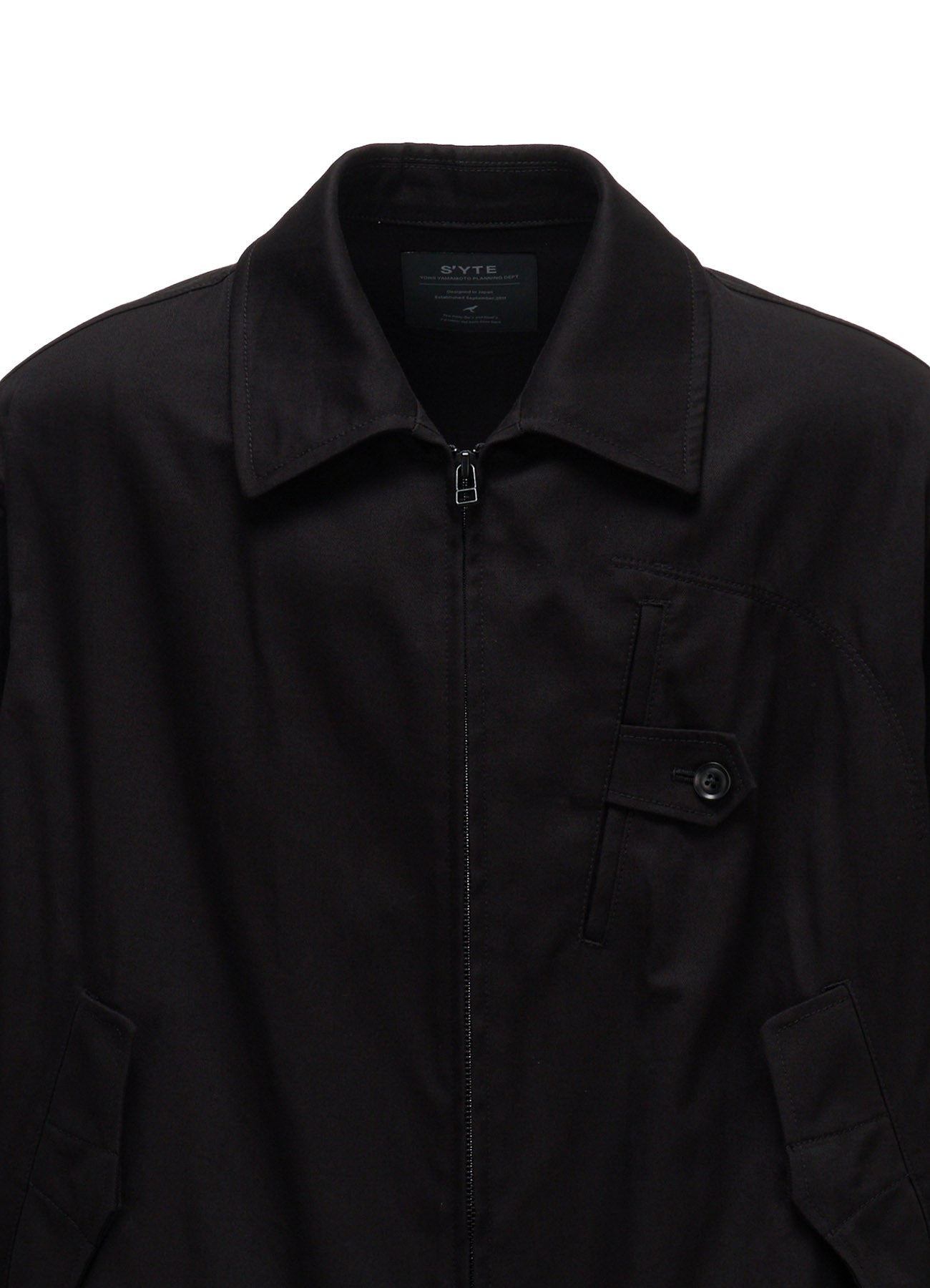 20/COTTON TWILL TAB DETAIL BLOUSON