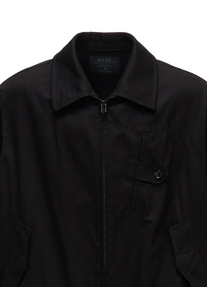 20/COTTON TWILL TAB DETAIL BLOUSON