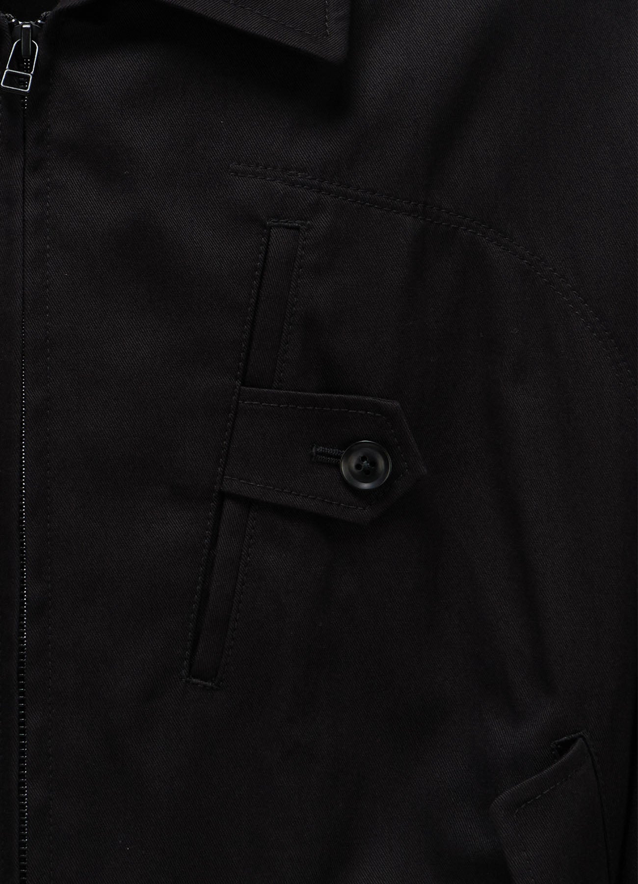 20/COTTON TWILL TAB DETAIL BLOUSON
