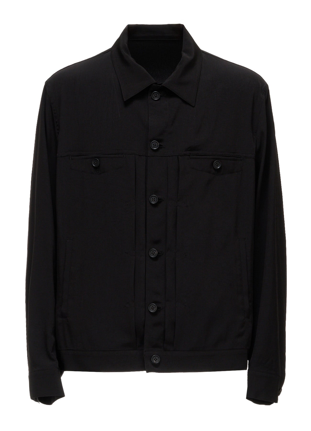 CREPE de CHINE TRUCKER JACKET