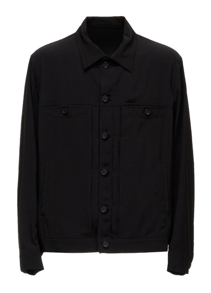 CREPE de CHINE TRUCKER JACKET