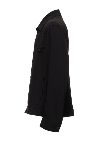 CREPE de CHINE TRUCKER JACKET