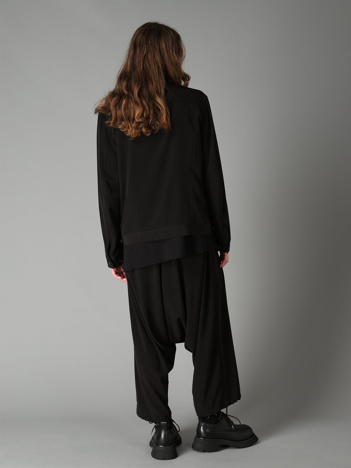 CREPE de CHINE TRUCKER JACKET