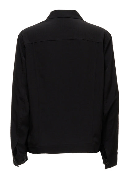 CREPE de CHINE TRUCKER JACKET