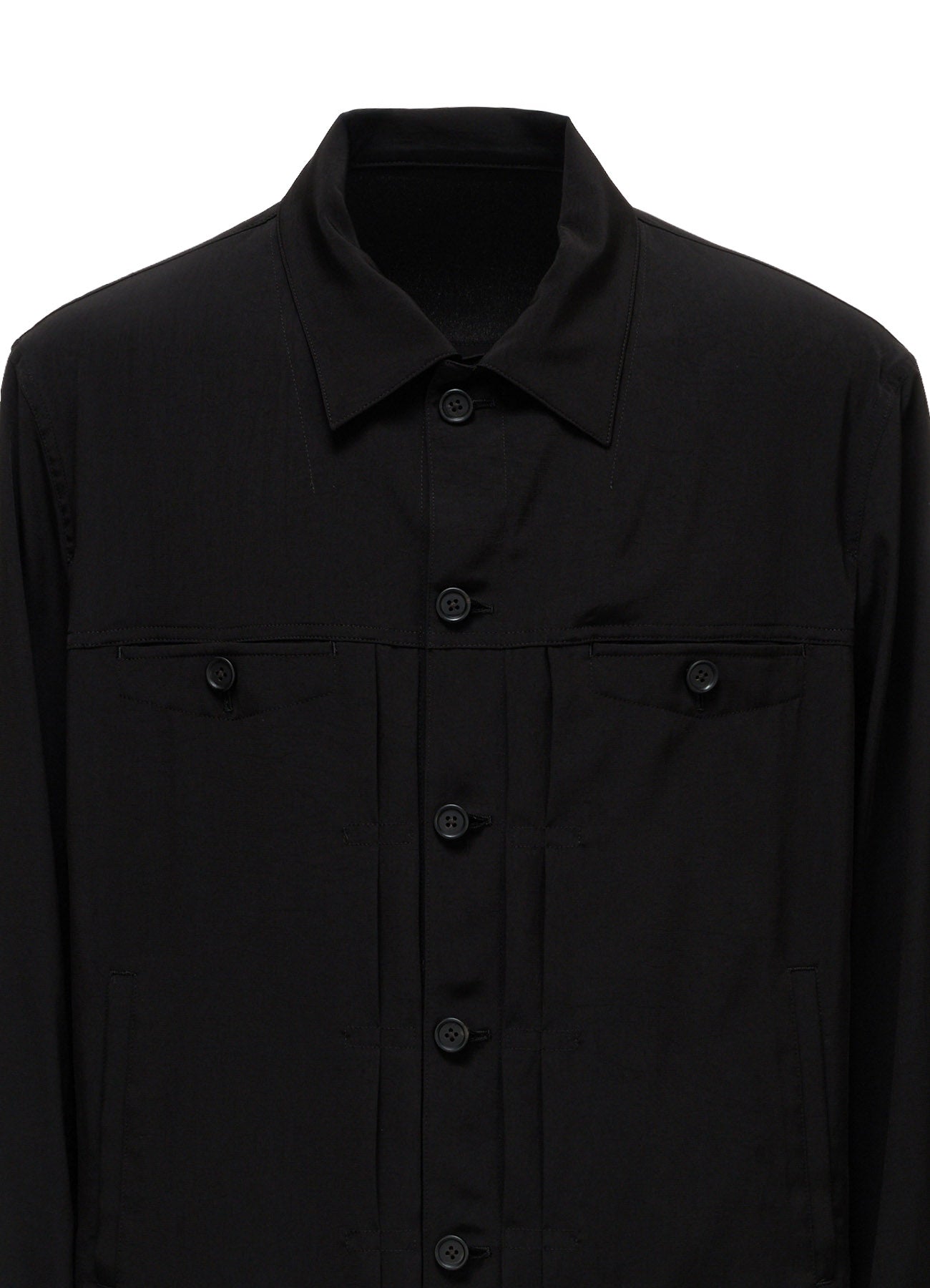 CREPE de CHINE TRUCKER JACKET