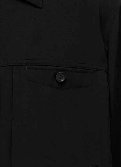 CREPE de CHINE TRUCKER JACKET