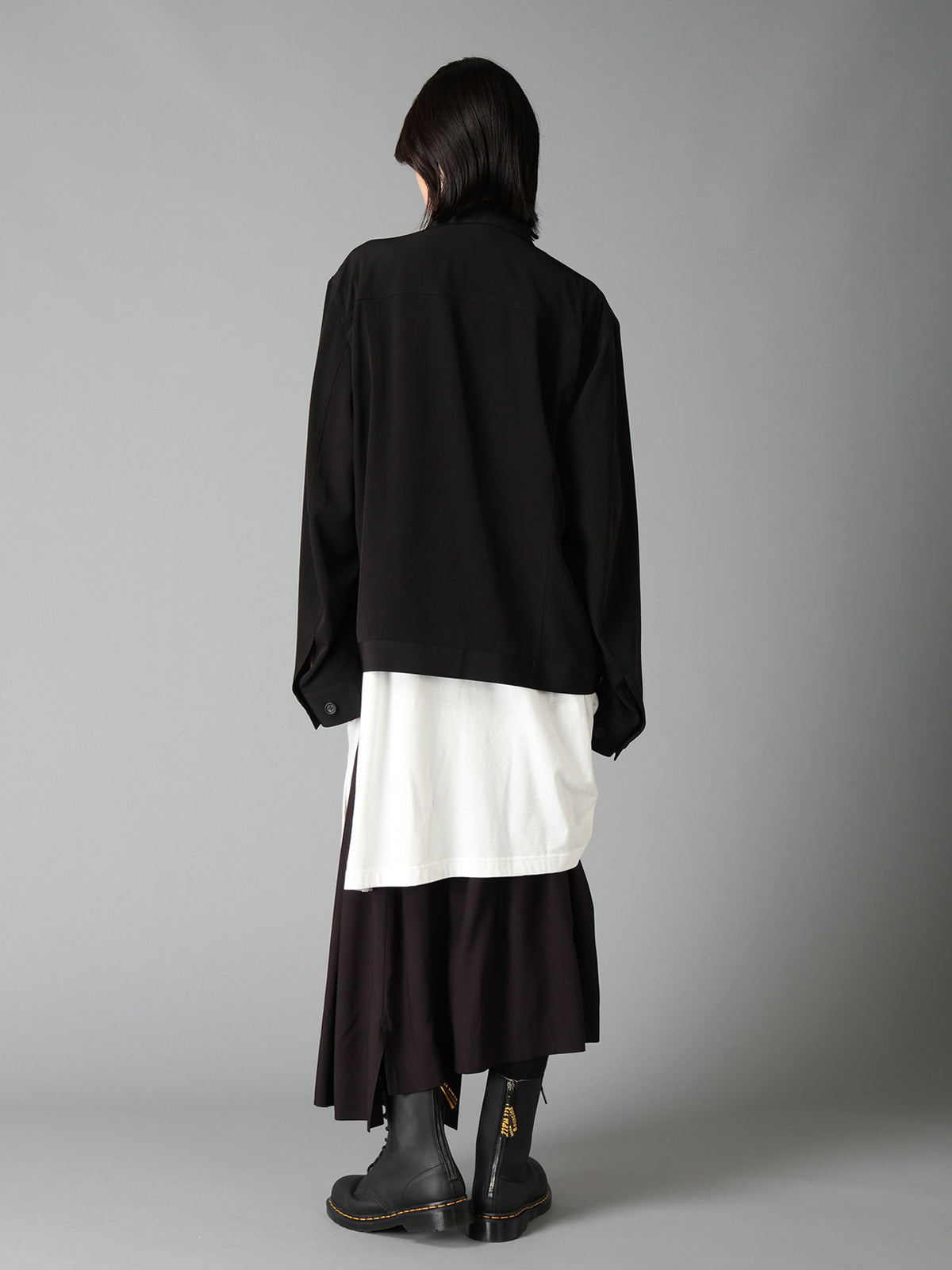 CREPE de CHINE TRUCKER JACKET