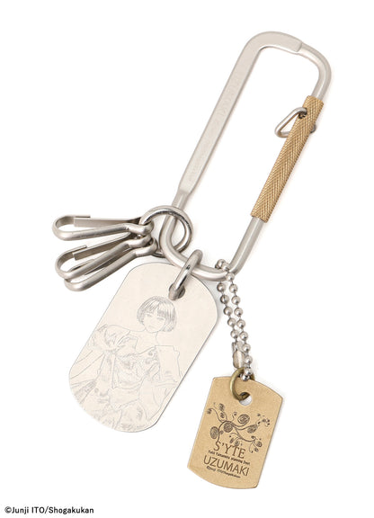 S'YTE × JUNJI ITO -UZUMAKI- AZAMI WEARING YOHJI YAMAMOTO DOG TAG CARABINER