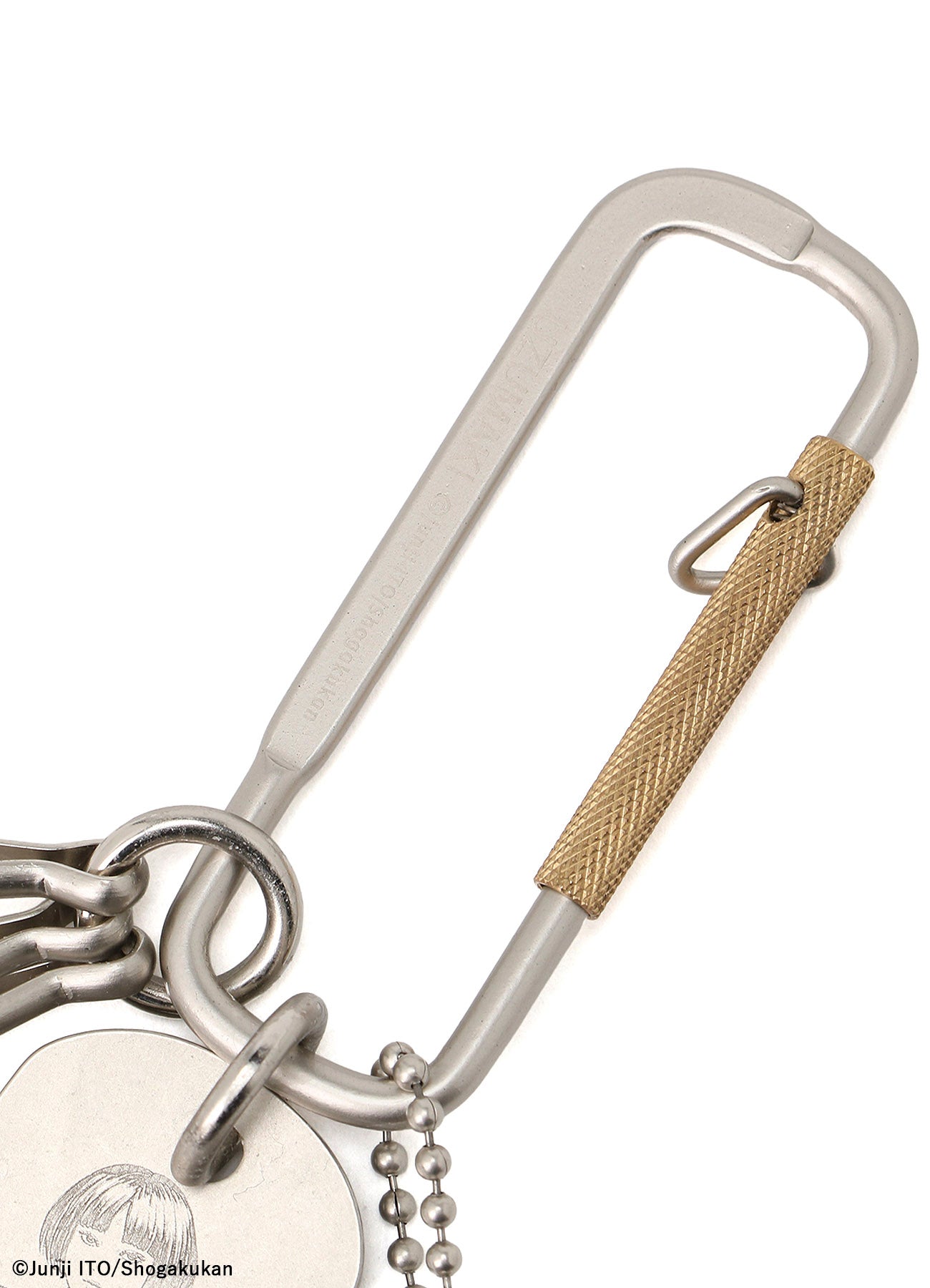 S'YTE × JUNJI ITO -UZUMAKI- AZAMI WEARING YOHJI YAMAMOTO DOG TAG CARABINER