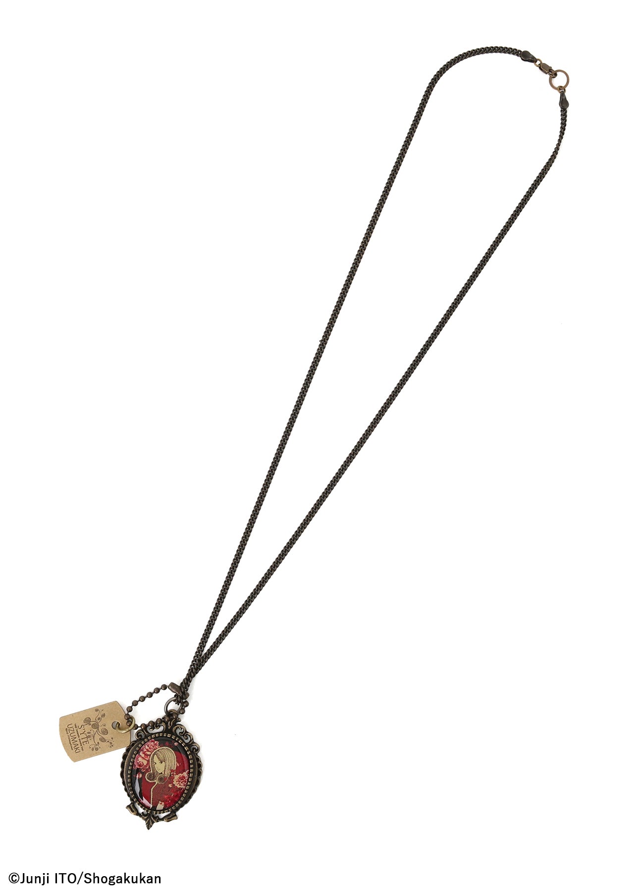 S'YTE × JUNJI ITO -UZUMAKI- FLOWER AND KIRIE CAMEO NECKLACE
