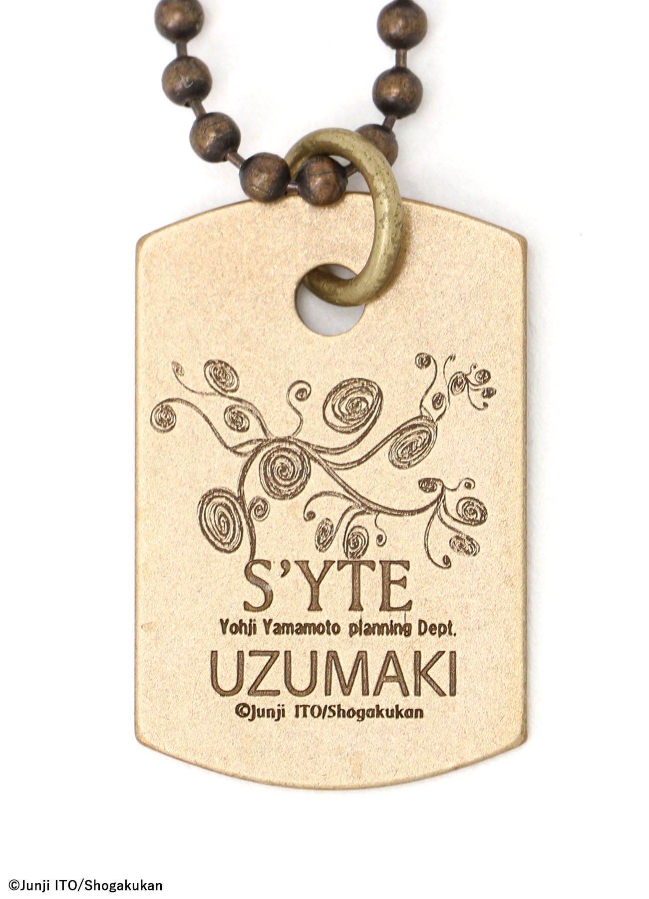S'YTE × JUNJI ITO -UZUMAKI- FLOWER AND KIRIE CAMEO NECKLACE