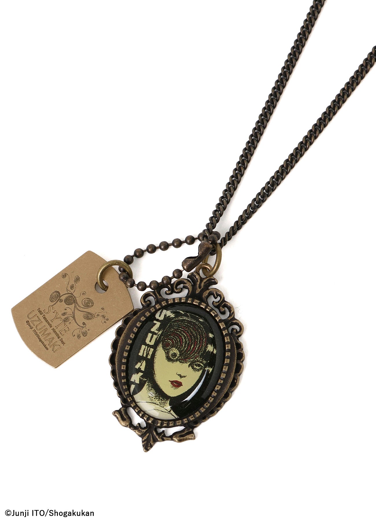S'YTE × JUNJI ITO -UZUMAKI- AZAMI THE SPIRAL CAMEO NECKLACE – THE