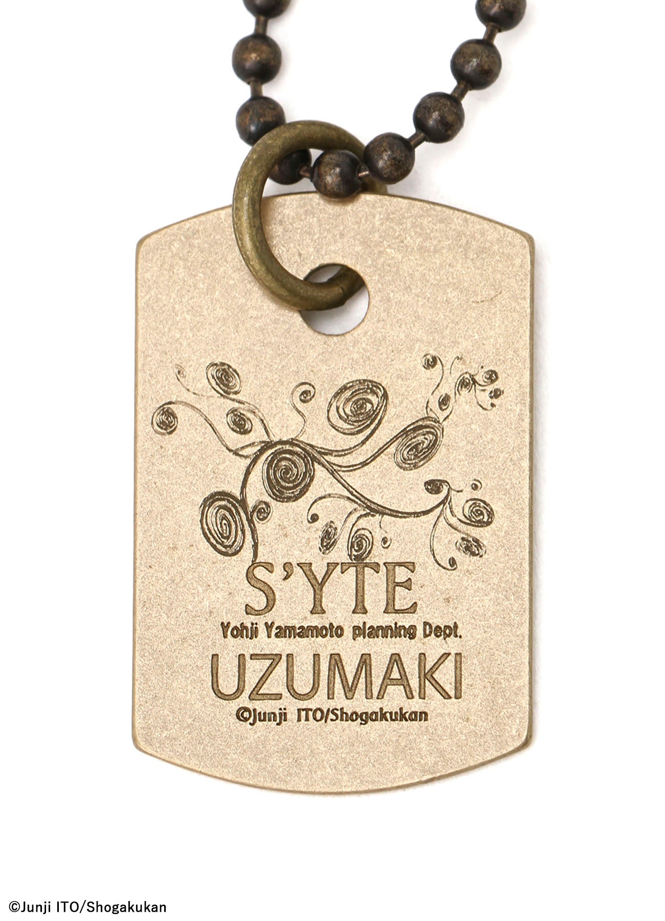 S'YTE × JUNJI ITO -UZUMAKI- AZAMI THE SPIRAL CAMEO NECKLACE