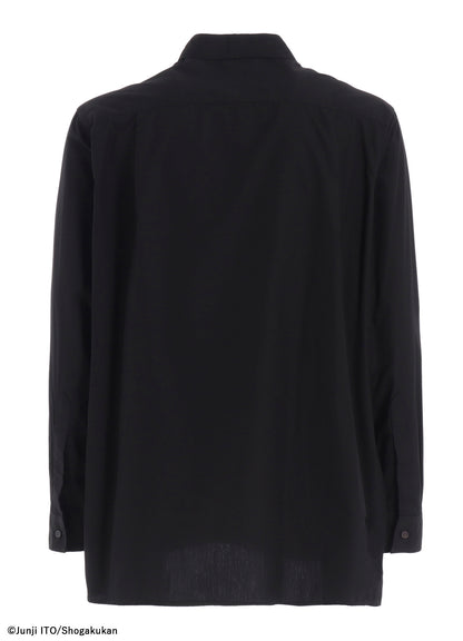 S'YTE × JUNJI ITO -UZUMAKI- KIRIE WEARING YOHJI YAMAMOTO PRINTED SHIRT