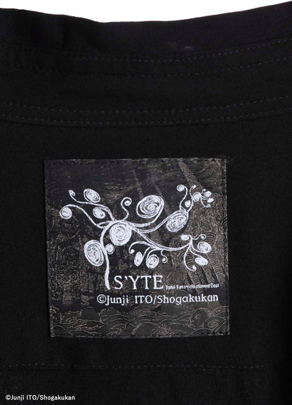 S'YTE × JUNJI ITO -UZUMAKI- PRINTED PATCH OMNIBUS LONG SHIRT