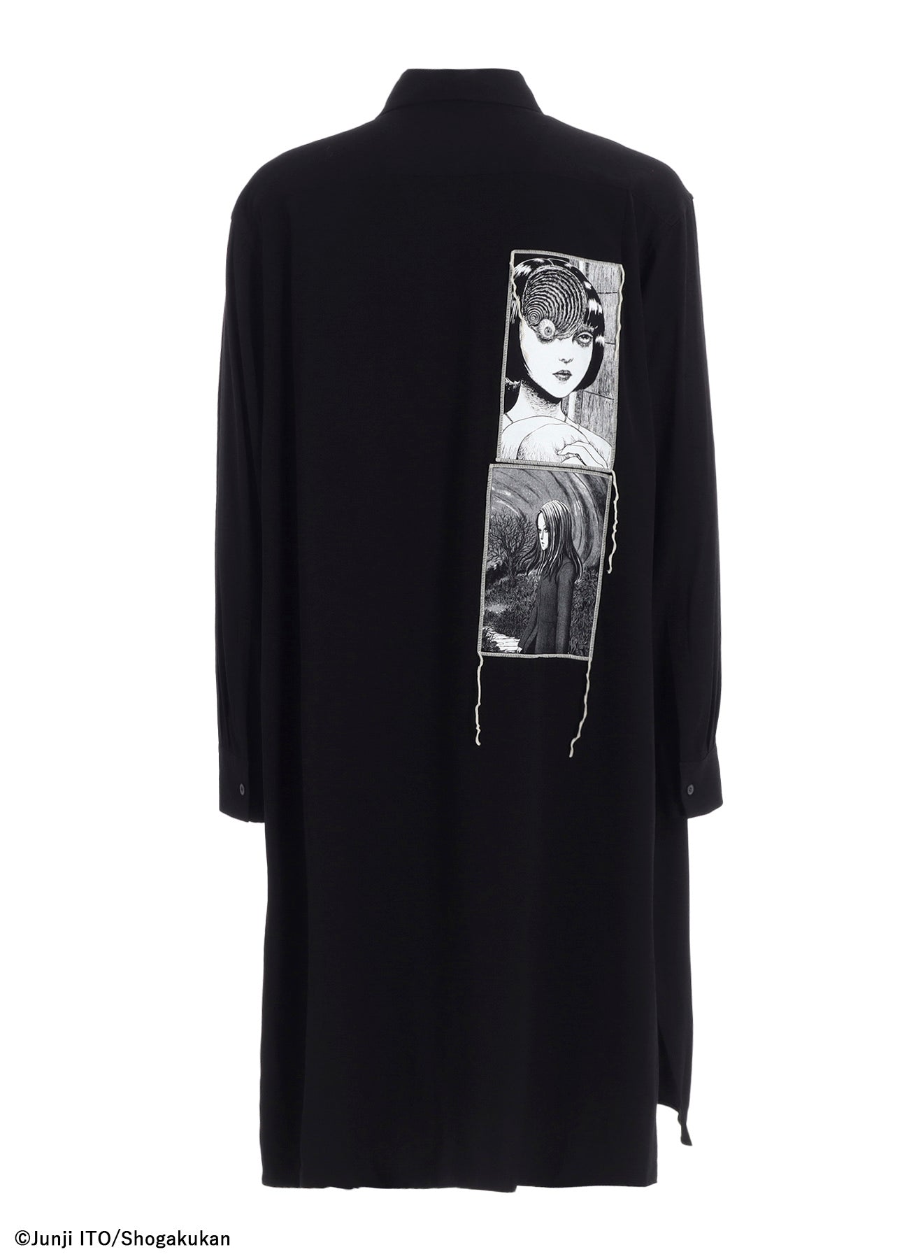 トップス S'YTE Junji Ito UZUMAKI Long Knit size2 S'YTE × JUNJI ITO -UZUMAKI- PRINTED PATCH OMNIBUS LONG SHIRT – THE