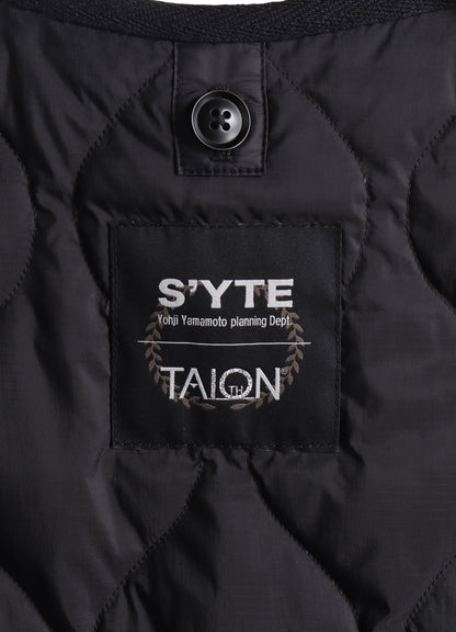 【S'YTE X TAION】HOODED COAT WITH QUILTED DOWN LINER