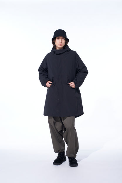 【S'YTE X TAION】HOODED COAT WITH QUILTED DOWN LINER
