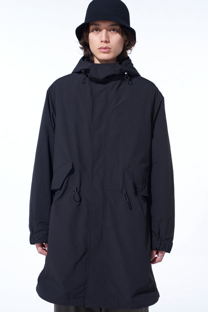 【S'YTE X TAION】HOODED COAT WITH QUILTED DOWN LINER