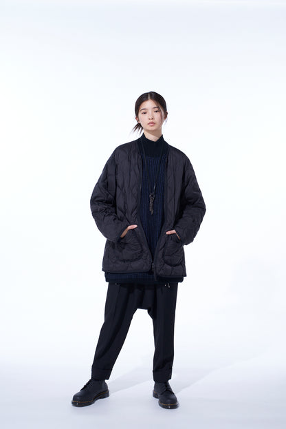 【S'YTE X TAION】HOODED COAT WITH QUILTED DOWN LINER