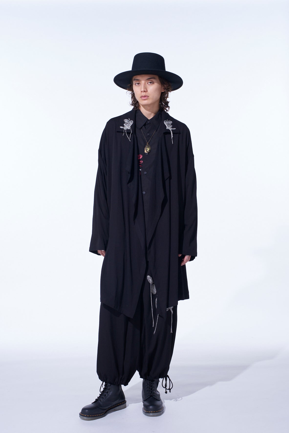 S'YTE × JUNJI ITO -UZUMAKI- KIRIE WEARING YOHJI YAMAMOTO DRAPE