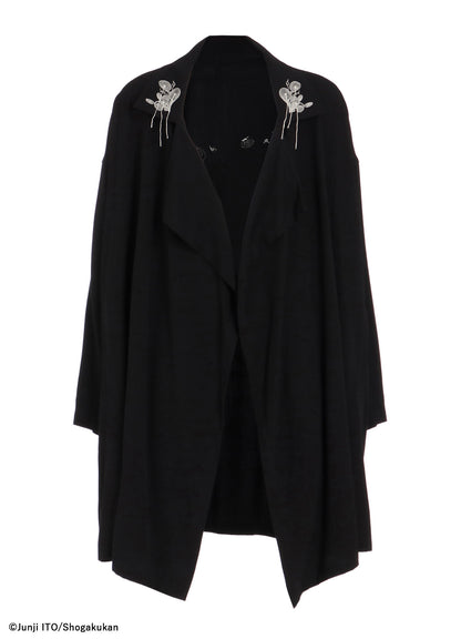 S'YTE × JUNJI ITO -UZUMAKI- KIRIE WEARING YOHJI YAMAMOTO DRAPE COAT