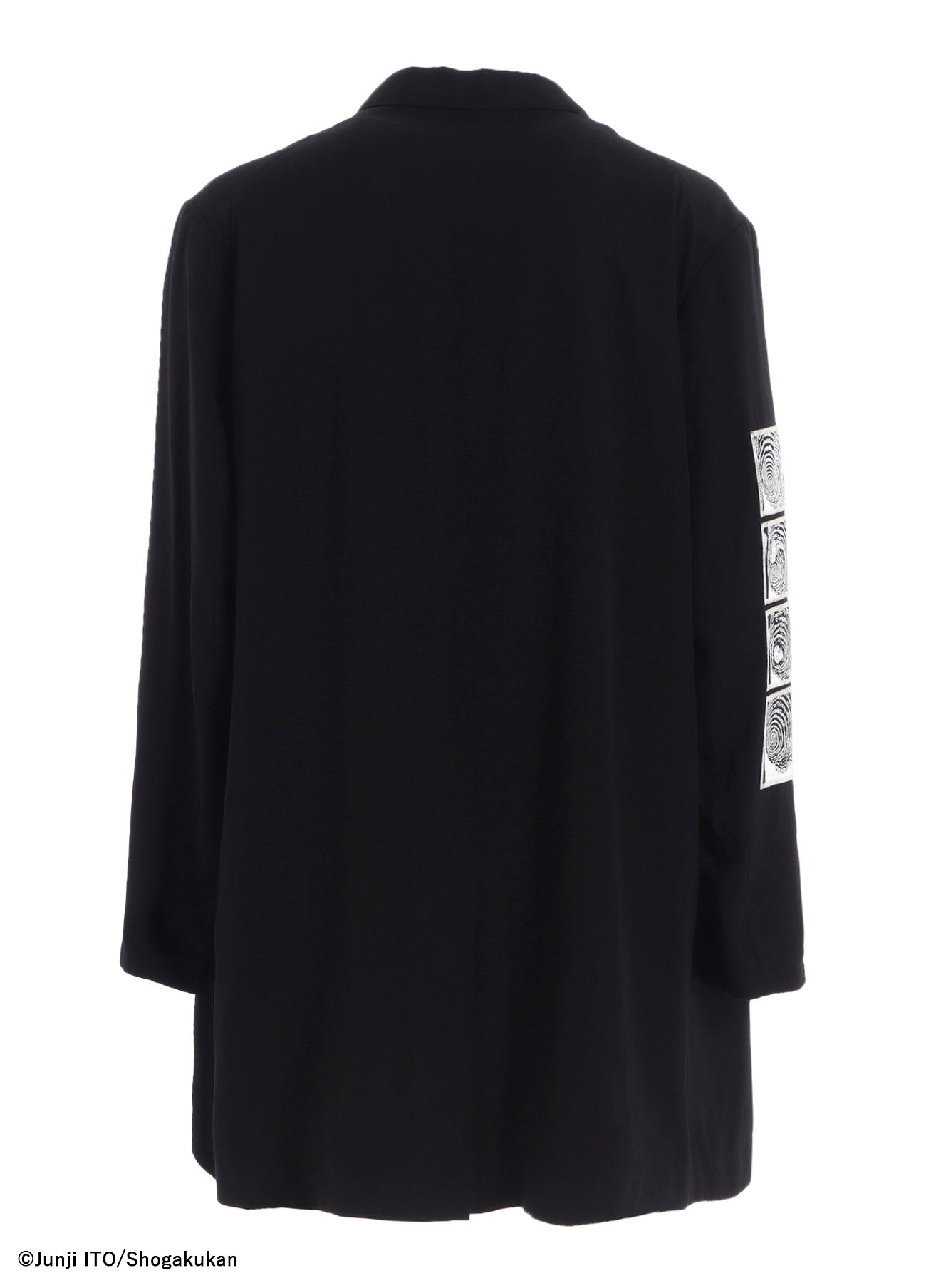 S'YTE × JUNJI ITO -UZUMAKI- AZAMI WEARING YOHJI YAMAMOTO PRINTED JACKET