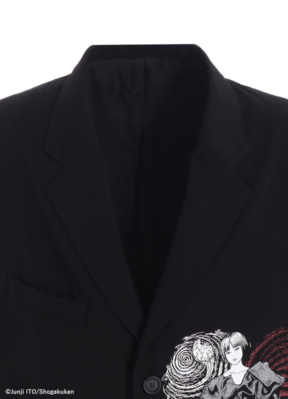 S'YTE × JUNJI ITO -UZUMAKI- AZAMI WEARING YOHJI YAMAMOTO PRINTED JACKET