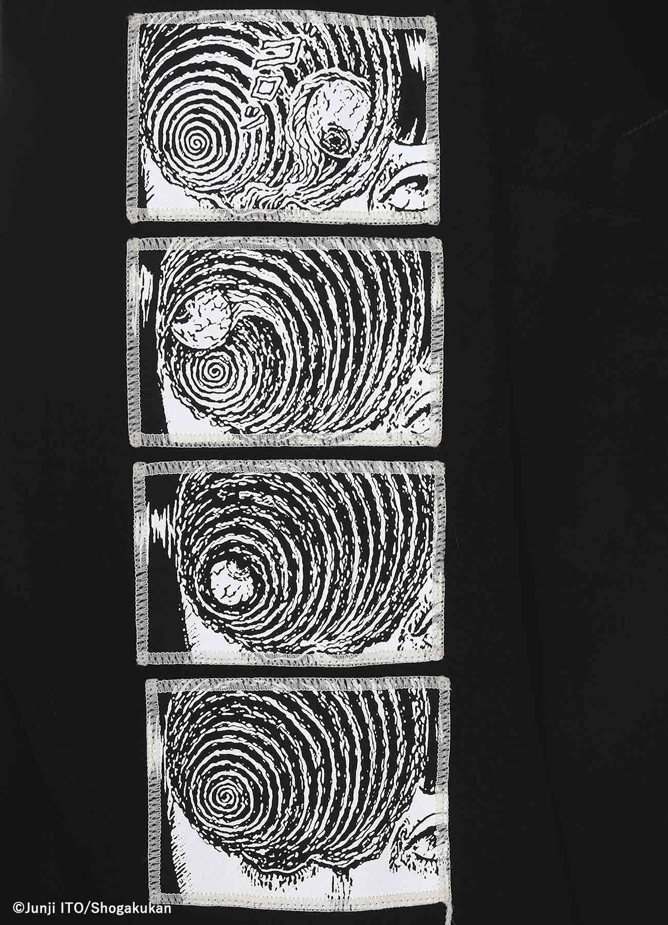 S'YTE × JUNJI ITO -UZUMAKI- AZAMI WEARING YOHJI YAMAMOTO PRINTED JACKET