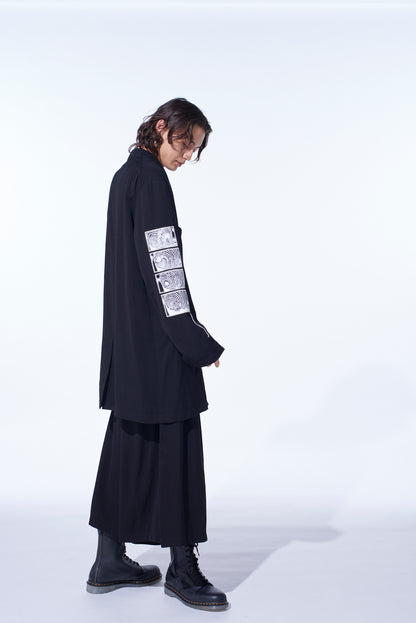 S'YTE × JUNJI ITO -UZUMAKI- AZAMI WEARING YOHJI YAMAMOTO PRINTED JACKET