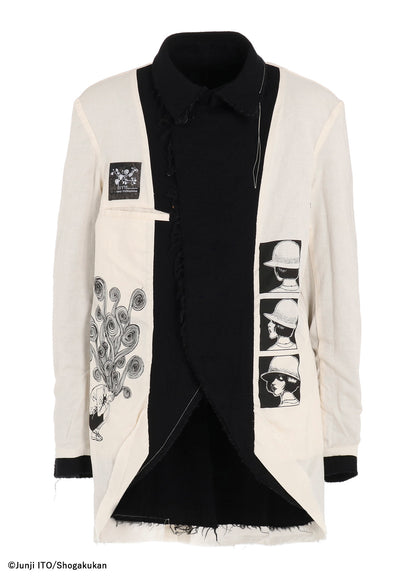 S'YTE × JUNJI ITO -UZUMAKI- KIRIE AND AZAMI PRINTED REVERSIBLE JACKET