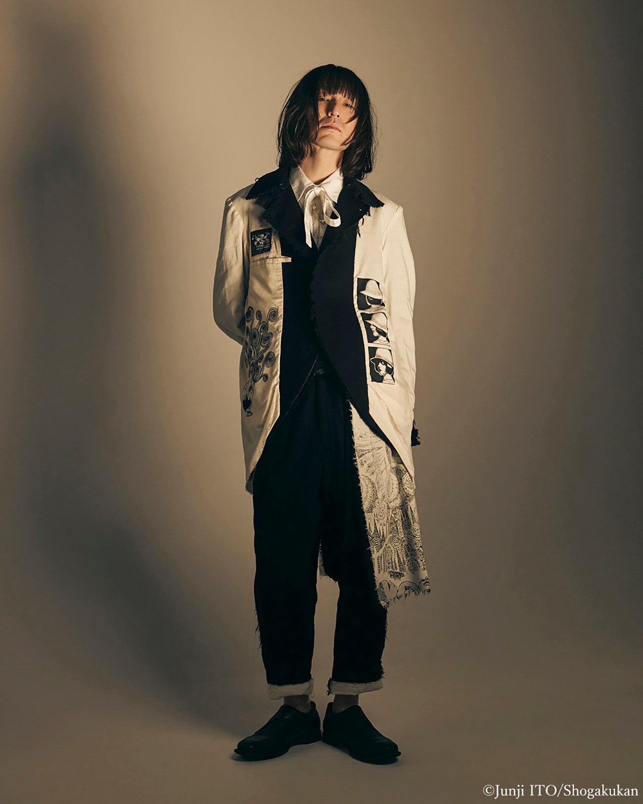 S'YTE × JUNJI ITO -UZUMAKI- KIRIE AND AZAMI PRINTED REVERSIBLE JACKET