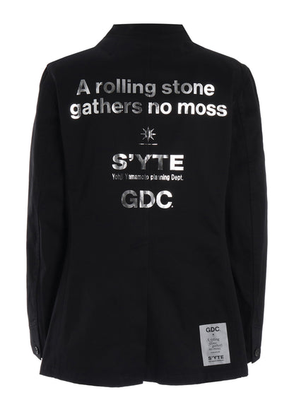-S’YTE × GDC Collaborate Collection-WEPON CLOTH LOGO-PRINTED 5 BUTTON TAILORED JACKET