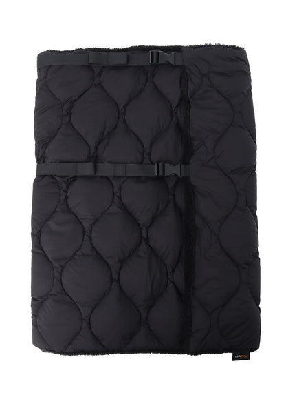 【S'YTE X TAION】REVERSIBLE QUILTED DOWN SCARF WITH BLACK FLEECE LINING