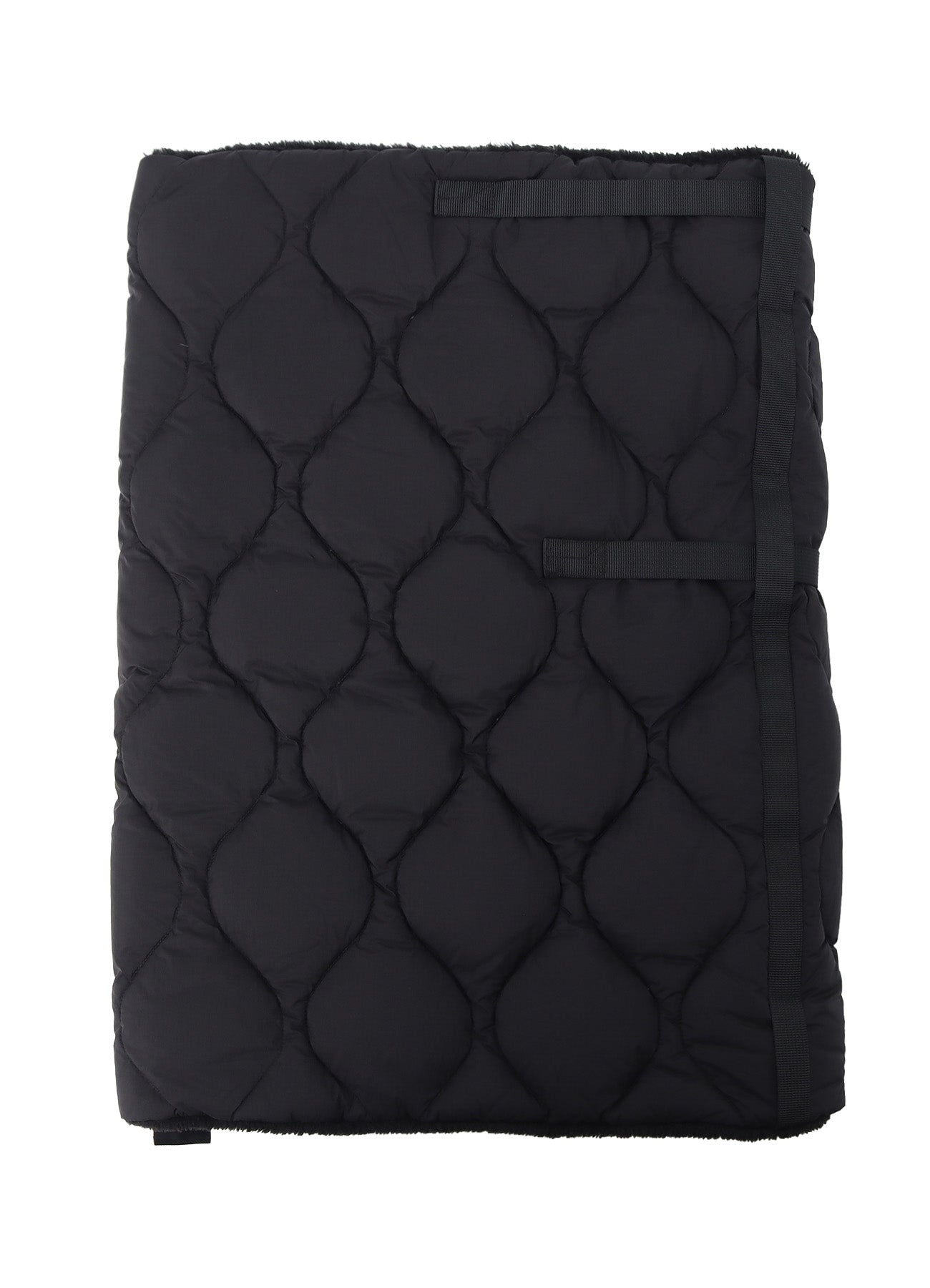 【S'YTE X TAION】REVERSIBLE QUILTED DOWN SCARF WITH BLACK FLEECE LINING