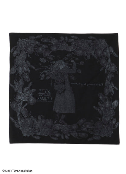 S'YTE × JUNJI ITO -UZUMAKI- KIRIE WEARING YOHJI YAMAMOTO SCARF