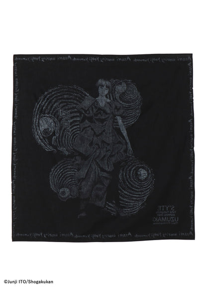 S'YTE × JUNJI ITO -UZUMAKI- AZAMI WEARING YOHJI YAMAMOTO SCARF