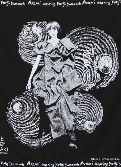 S'YTE × JUNJI ITO -UZUMAKI- AZAMI WEARING YOHJI YAMAMOTO SCARF