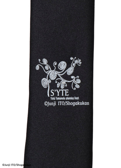 S'YTE × JUNJI ITO -UZUMAKI- KIRIE WEARING YOHJI YAMAMOTO SILK TIE