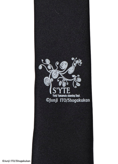 S'YTE × JUNJI ITO -UZUMAKI- AZAMI WEARING YOHJI YAMAMOTO SILK TIE