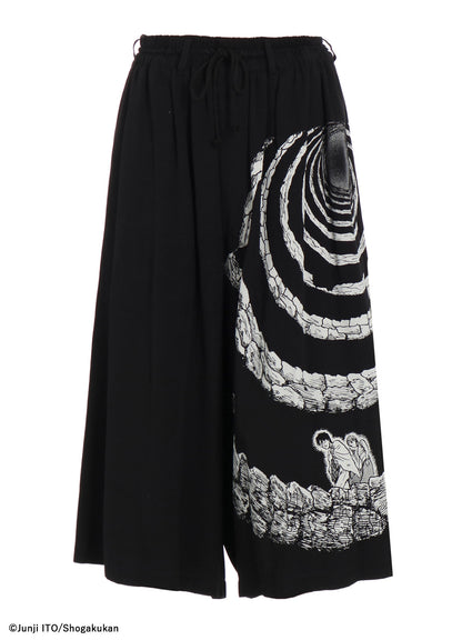 S'YTE × JUNJI ITO -UZUMAKI- THE SPIRAL PRINTED CULOTTE PANTS